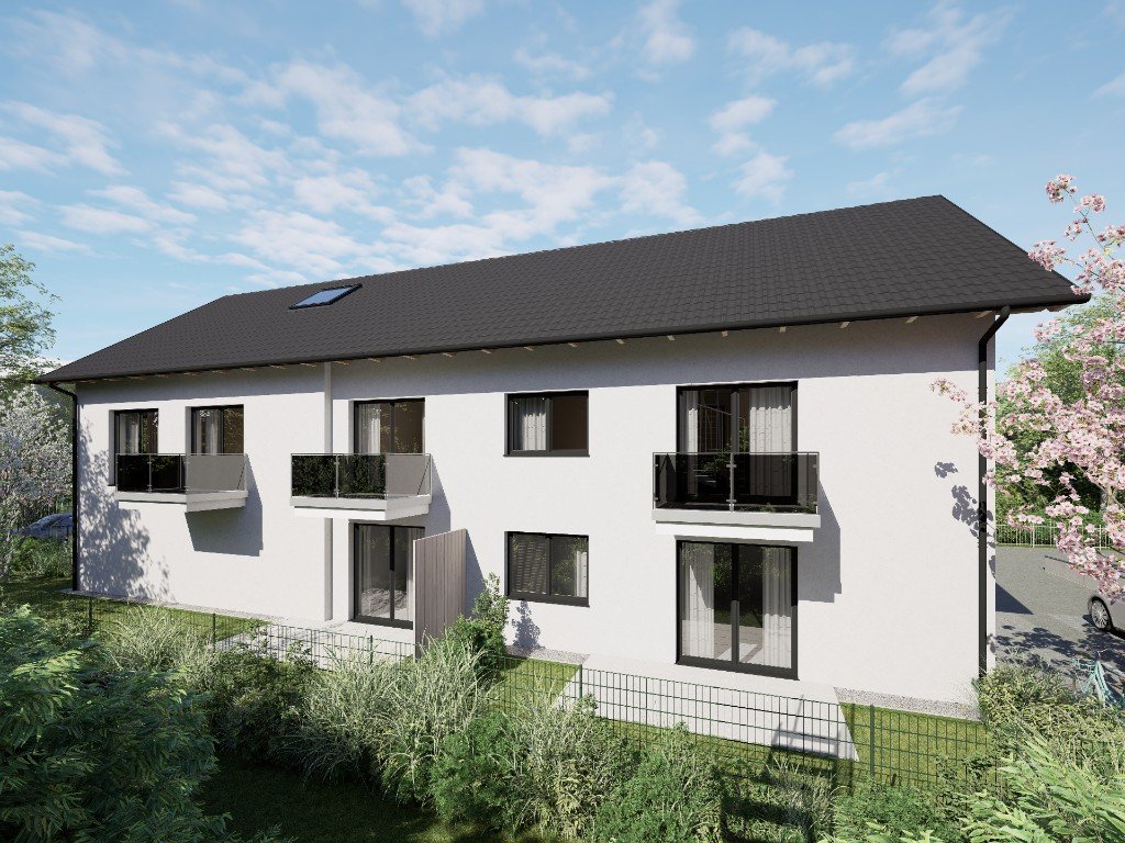 Lohgärten Deggendorf – Rückansicht mit Balkonen
