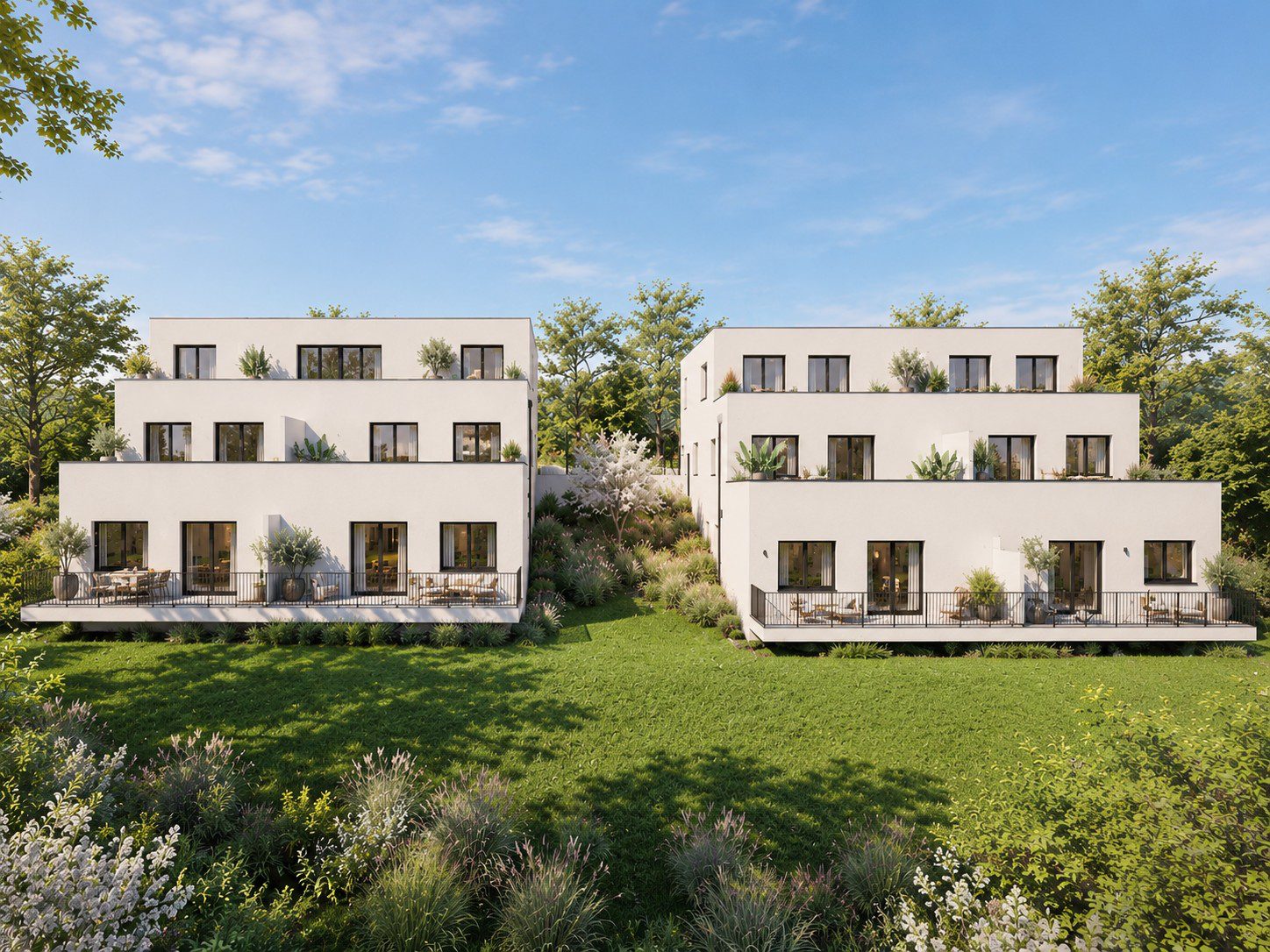 Panoramablick in Thanreut (Deggenau) – Außenvisualisierung