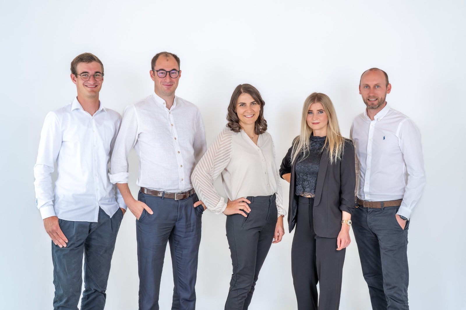 Das Motz Wohnbau Team: Familie Streicher, Alexandra Hackl und Maximilian Motz
